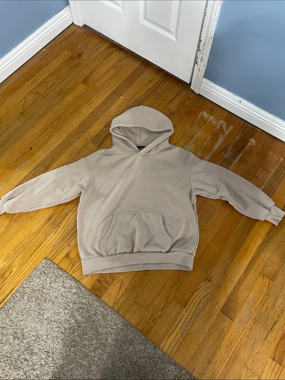 Womens Hoodie- Dark Beige